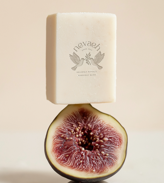 Soap mockup featuring logo for Nevaeh