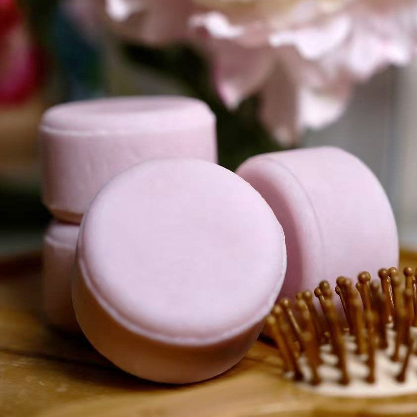 Shampoo Bar - For Dry / Curly Hair - Rosy Glow