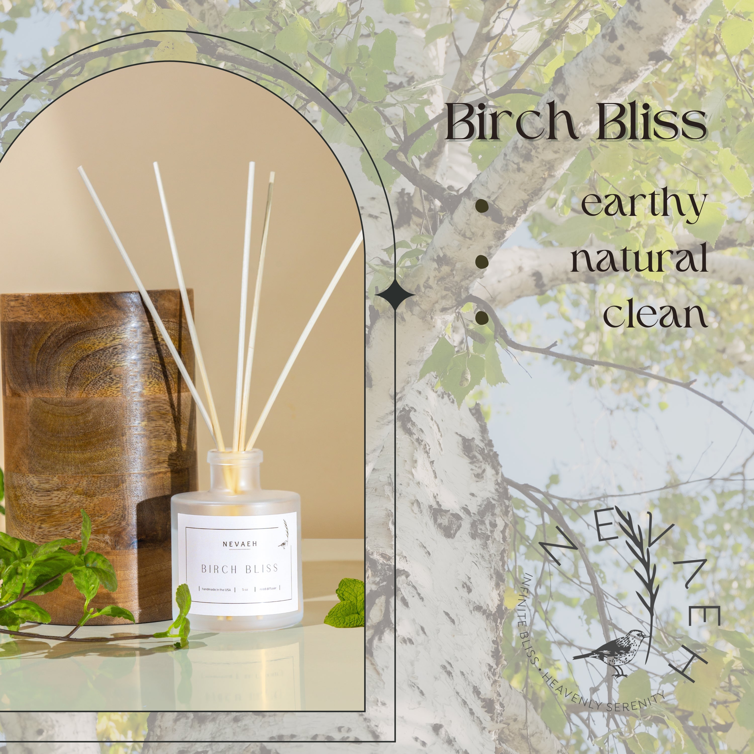 Noir and Blanc Collection - Birch Bliss